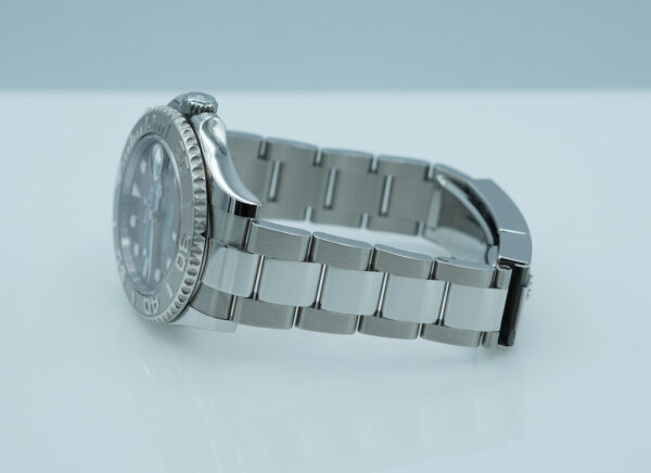 Rolex 268622 YACHTMASTER PLATINUM BEZEL SLATE DIAL 37MM 2023 WARRANTY FULL SET - Image 6