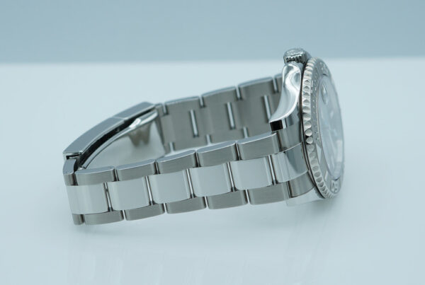 Rolex 268622 YACHTMASTER PLATINUM BEZEL SLATE DIAL 37MM 2023 WARRANTY FULL SET - Image 5