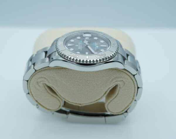 Rolex 268622 YACHTMASTER PLATINUM BEZEL SLATE DIAL 37MM 2023 WARRANTY FULL SET - Image 4