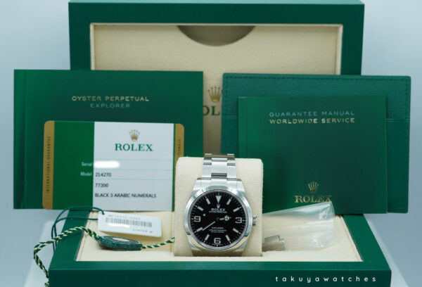 Rolex 214270 EXPLORER FULL LUME DIAL 39MM 2020 FULL SET - Image 2