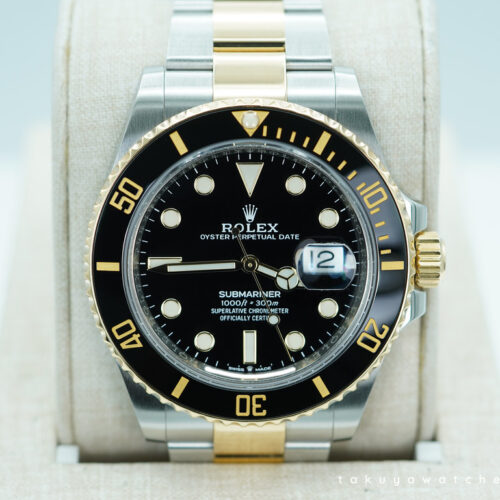 Rolex 126613LN SUBMARINER YELLOW GOLD STEEL BLACK DIAL 2022 WARRANTY FULL SET
