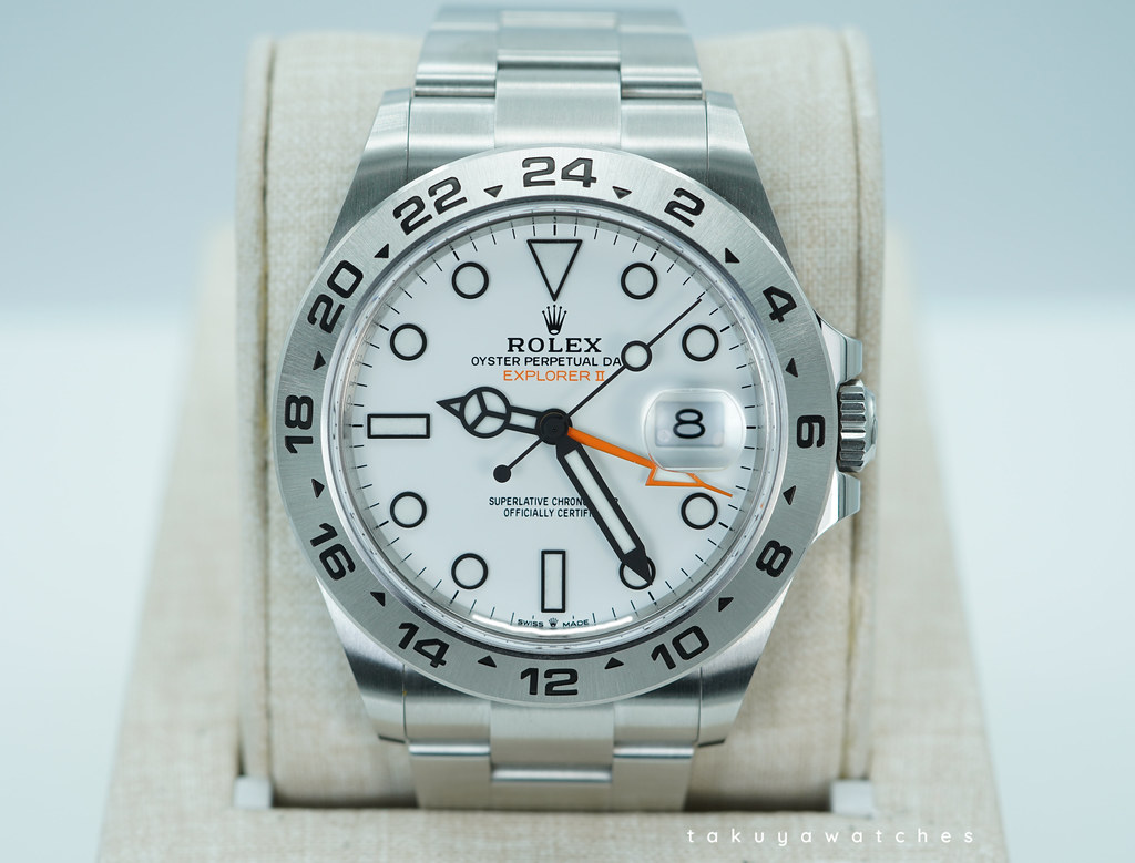 Rolex 226570 EXPLORER 2 POLAR WHITE DIAL NEW MODEL 2024 WARRANTY FULL ...