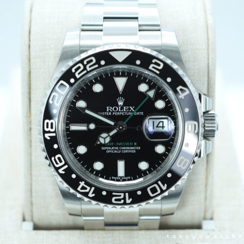 Rolex 116710LN GMT MASTER 2 STAINLESS STEEL BLACK CERAMIC BEZEL 2018 FULL SET