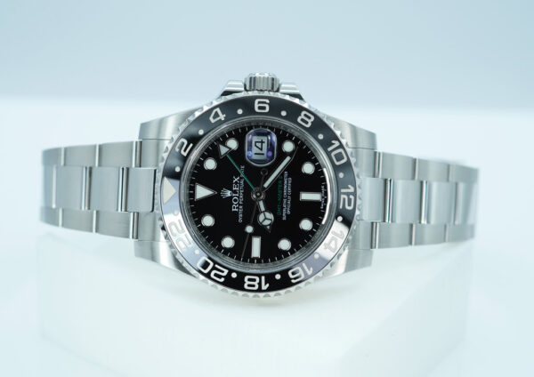 Rolex 116710LN GMT MASTER 2 STAINLESS STEEL BLACK CERAMIC BEZEL 2018 FULL SET - Image 10