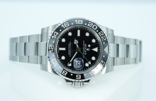 Rolex 116710LN GMT MASTER 2 STAINLESS STEEL BLACK CERAMIC BEZEL 2018 FULL SET - Image 9