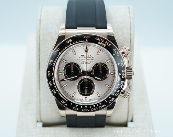 Rolex 126515LN DAYTONA 18K ROSE GOLD OYSTERFLEX SUNDUST DIAL 2025 FULL SET
