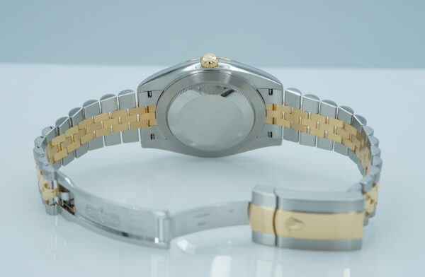 Rolex 126333 DATEJUST 41 YELLOW GOLD STEEL BLACK DIAL JUBILEE 2023 WARRANTY FULL SET - Image 8
