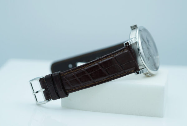 A. Lange & Sohne LANGE 1 MOONPHASE 109.025 PLATINUM SILVER DIAL 38.5MM - Image 5