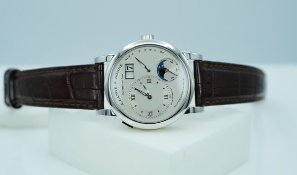 A. Lange & Sohne LANGE 1 MOONPHASE 109.025 PLATINUM SILVER DIAL 38.5MM - Image 10
