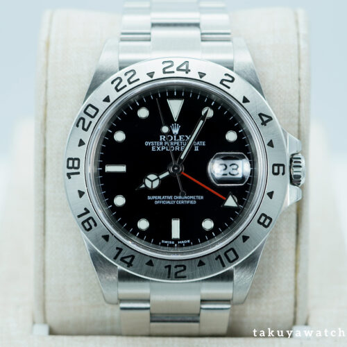 Rolex 16570 EXPLORER 2 STAINLESS STEEL 40MM BLACK DIAL 2005 BOX PAPERS