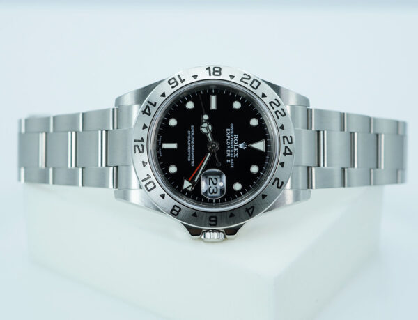Rolex 16570 EXPLORER 2 STAINLESS STEEL 40MM BLACK DIAL 2005 BOX PAPERS - Image 9