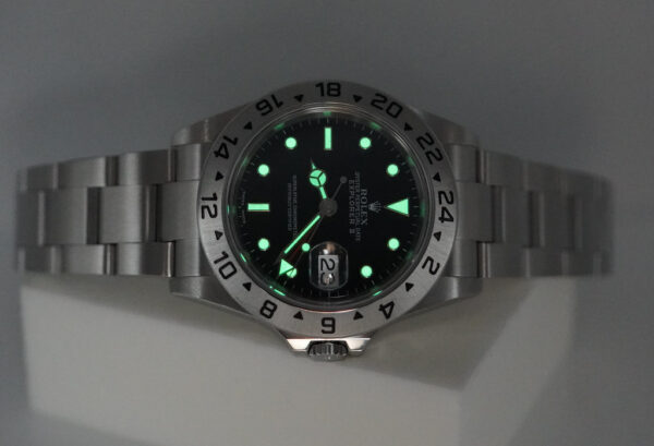 Rolex 16570 EXPLORER 2 STAINLESS STEEL 40MM BLACK DIAL 2005 BOX PAPERS - Image 11