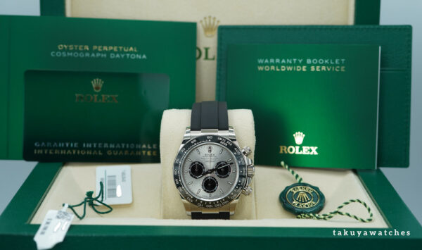 Rolex 126519LN DAYTONA GHOST 18K WHITE GOLD STEEL DIAL NEW MODEL 2025 FULL SET - Image 2