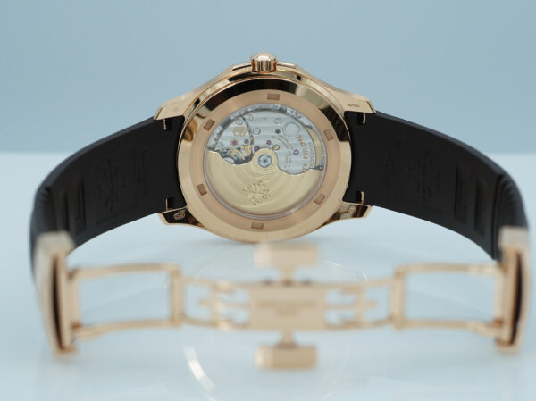 Patek PHILIPPE 5167R AQUANAUT ROSE GOLD BROWN DIAL NEW MOVEMENT 2023 FULL SET - Image 9