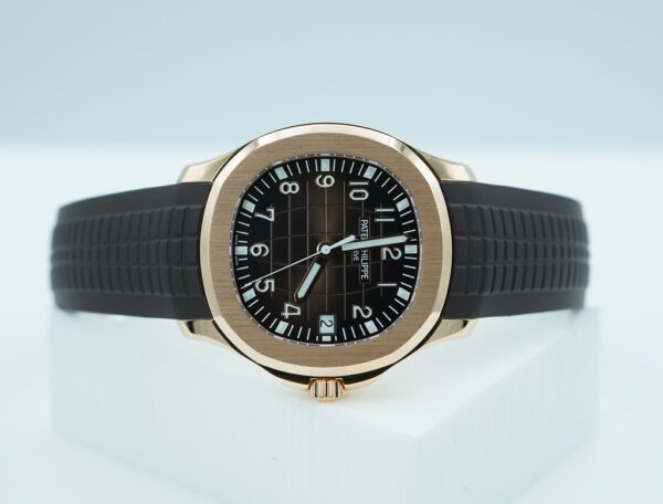 Patek PHILIPPE 5167R AQUANAUT ROSE GOLD BROWN DIAL NEW MOVEMENT 2023 FULL SET - Image 10