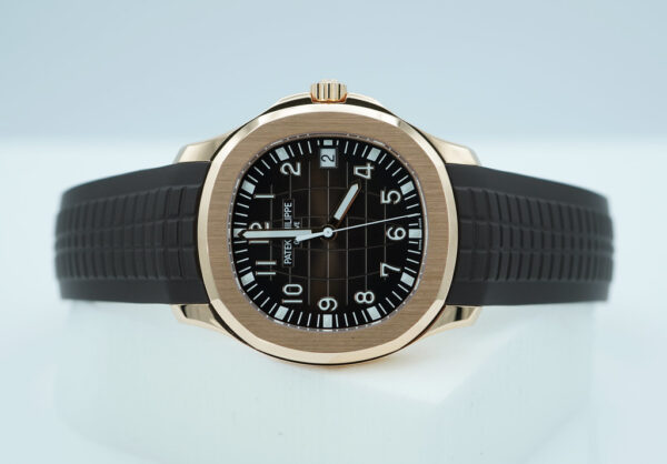 Patek PHILIPPE 5167R AQUANAUT ROSE GOLD BROWN DIAL NEW MOVEMENT 2023 FULL SET - Image 11