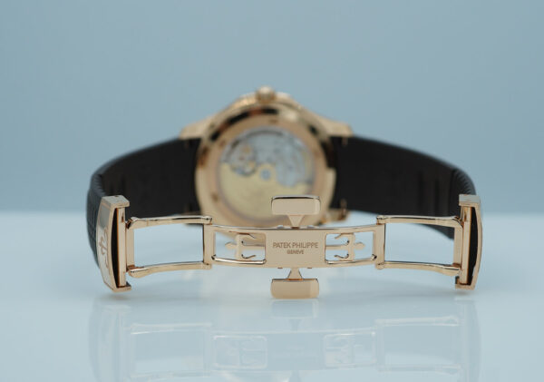 Patek PHILIPPE 5167R AQUANAUT ROSE GOLD BROWN DIAL NEW MOVEMENT 2023 FULL SET - Image 8