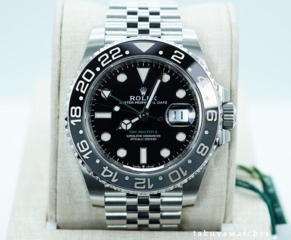BRAND NEW Rolex 126710GRNR GMT MASTER 2 BLACK GREY BEZEL JUBILEE BAND 2025 FULL SET