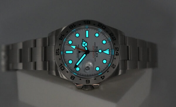 Rolex 226570 EXPLORER 2 POLAR WHITE DIAL NEW MODEL 2024 WARRANTY FULL SET - Image 11