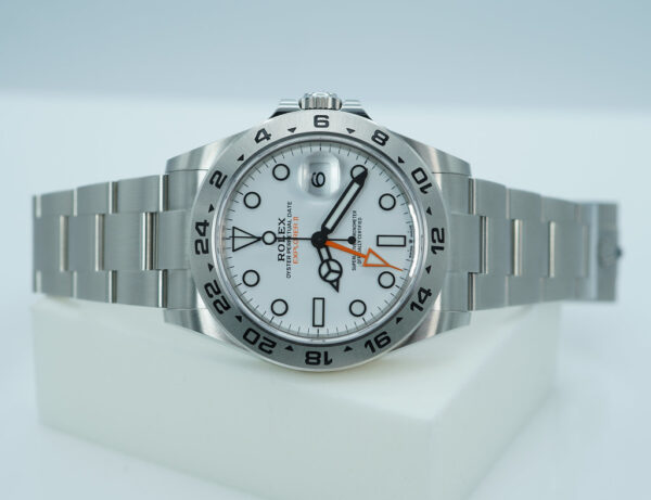 Rolex 226570 EXPLORER 2 POLAR WHITE DIAL NEW MODEL 2024 WARRANTY FULL SET - Image 10