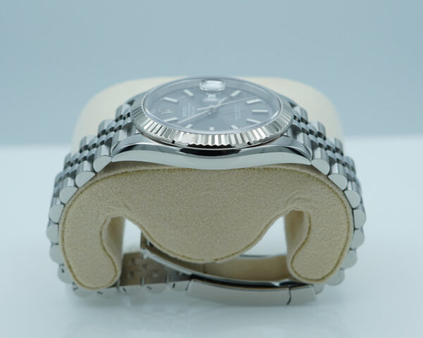 Rolex 126334 DATEJUST 41 FLUTED BEZEL SLATE DIAL JUBILEE BAND 2021 WARRANTY FULL SET - Image 4