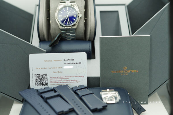 BRAND NEW Vacheron CONSTANTIN OVERSEAS 4520V STAINLESS STEEL BLUE DIAL 2025 NEW MODEL - Image 2