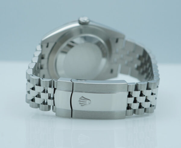 Rolex 126334 DATEJUST 41 FLUTED BEZEL SLATE DIAL JUBILEE BAND 2021 WARRANTY FULL SET - Image 7
