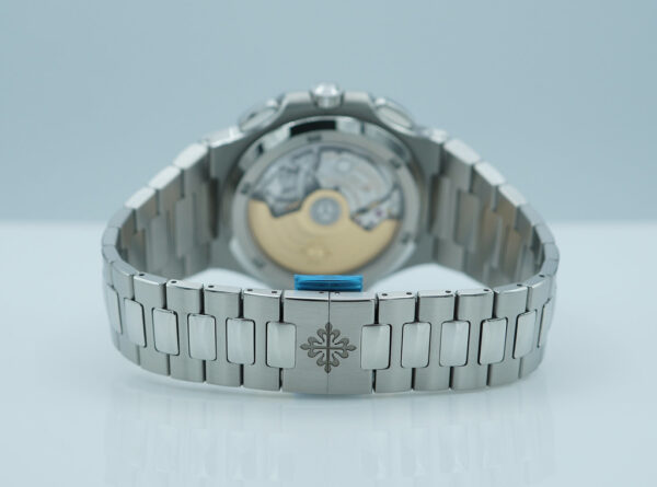 BRAND NEW Patek PHILIPPE 5990 NAUTILUS STEEL CHRONO TRAVEL TIME BLUE DIAL FULL SET - Image 7