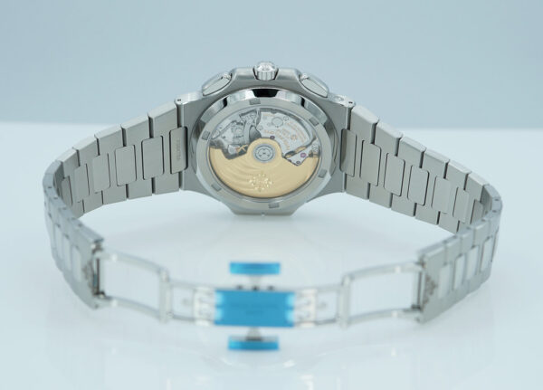BRAND NEW Patek PHILIPPE 5990 NAUTILUS STEEL CHRONO TRAVEL TIME BLUE DIAL FULL SET - Image 8