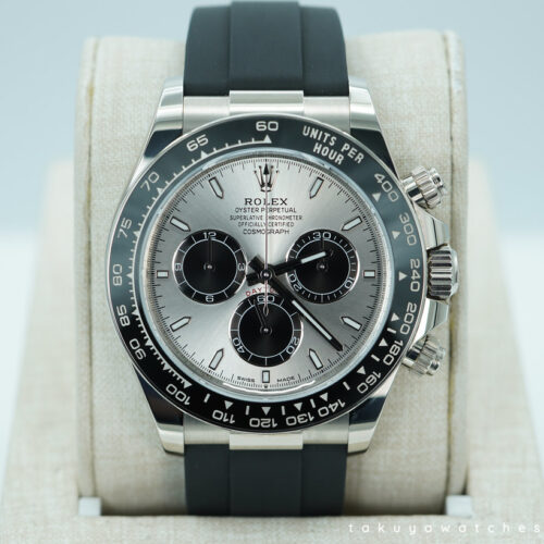 Rolex 126519LN DAYTONA GHOST 18K WHITE GOLD STEEL DIAL NEW MODEL 2024 FULL SET