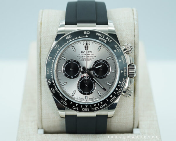 Rolex 126519LN DAYTONA GHOST 18K WHITE GOLD STEEL DIAL NEW MODEL 2024 FULL SET