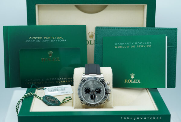 Rolex 126519LN DAYTONA GHOST 18K WHITE GOLD STEEL DIAL NEW MODEL 2024 FULL SET - Image 2