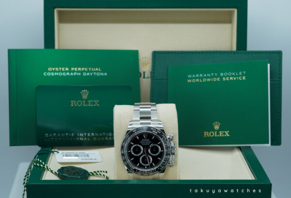 Rolex 126500LN DAYTONA STAINLESS STEEL BLACK DIAL NEW MODEL 2025 WARRANTY FULL SET - Image 2