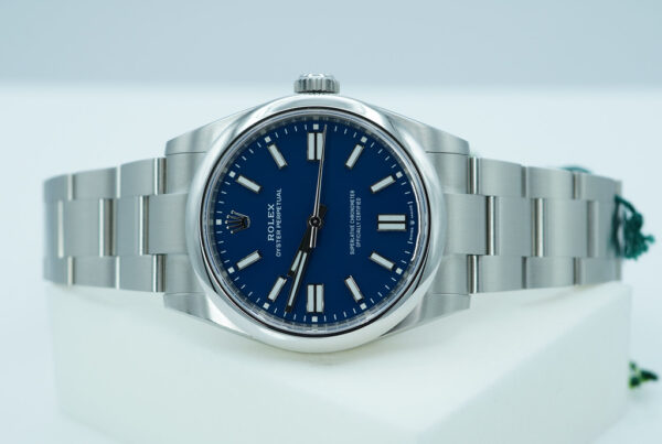 BRAND NEW Rolex 134300 OYSTER PERPETUAL 41 MED BLUE DIAL NEW 2025 MODEL FULL SET - Image 10