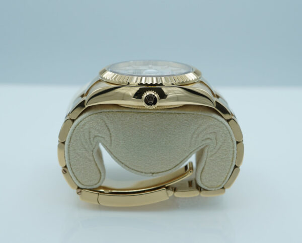 Rolex 336938 SKY-DWELLER YELLOW GOLD WHITE STICK DIAL 2023 WARRANTY FULL SET - Image 4