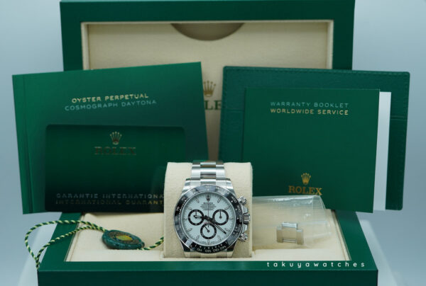 Rolex 126500LN DAYTONA STEEL WHITE DIAL NEW MODEL 2024 WARRANTY FULL SET - Image 2