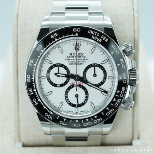 Rolex 126500LN DAYTONA STEEL WHITE DIAL NEW MODEL 2024 WARRANTY FULL SET