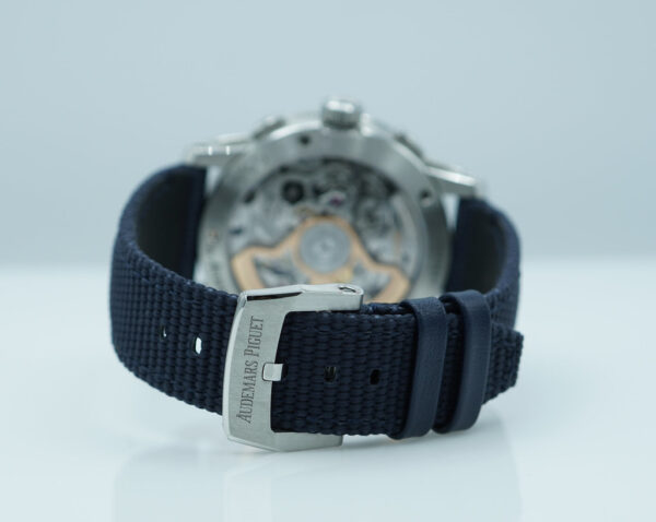 Audemars PIGUET CODE 11.59 CHRONOGRAPH STEEL BLUE DIAL 2024 WARRANTY FULL SET - Image 7