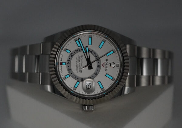 Rolex 336934 SKY-DWELLER WHITE DIAL OYSTER BAND NEW MODEL 2024 FULL SET - Image 11