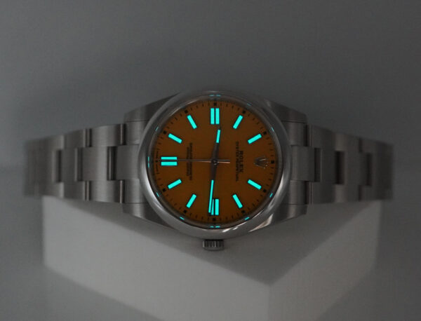 Rolex 124300 OYSTER PERPETUAL 41 YELLOW DIAL 2021 FULL SET - Image 11