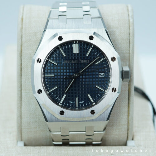 BRAND NEW Audemars PIGUET ROYAL OAK 15550ST BLUE DIAL 37MM 2025 FULL SET