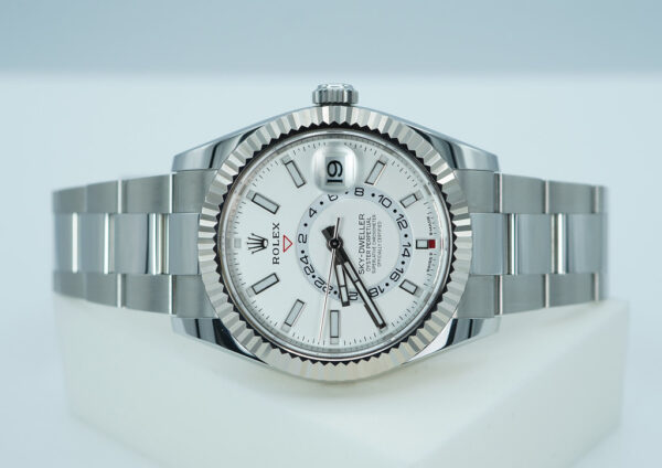 Rolex 336934 SKY-DWELLER WHITE DIAL OYSTER BAND NEW MODEL 2024 FULL SET - Image 10