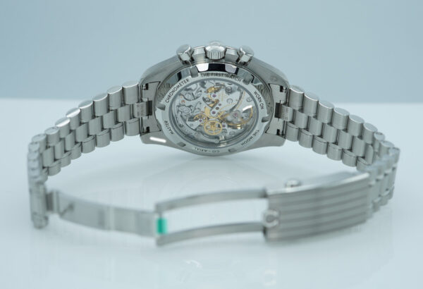 Omega SPEEDMASTER MOONWATCH 3861 WHITE DIAL 2024 EXTRA STRAP FULL SET - Image 8