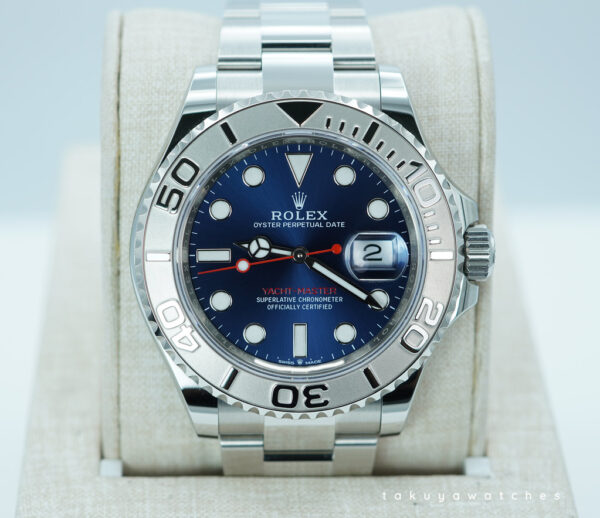 Rolex 126622 YACHTMASTER PLATINUM BEZEL BLUE DIAL 2025 WARRANTY FULL SET