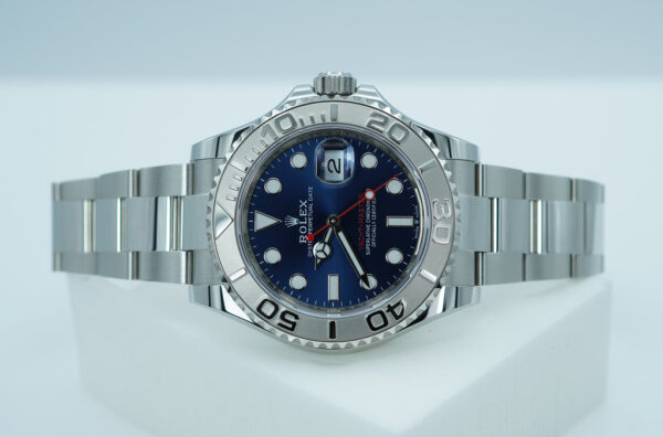 Rolex 126622 YACHTMASTER PLATINUM BEZEL BLUE DIAL 2025 WARRANTY FULL SET - Image 10