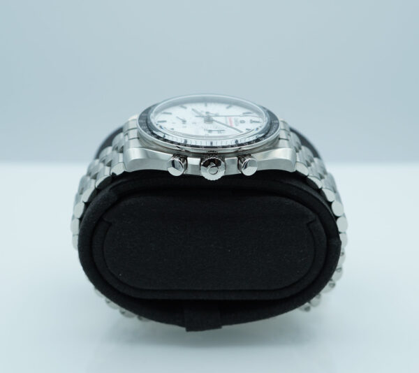 Omega SPEEDMASTER MOONWATCH 3861 WHITE DIAL 2024 EXTRA STRAP FULL SET - Image 4