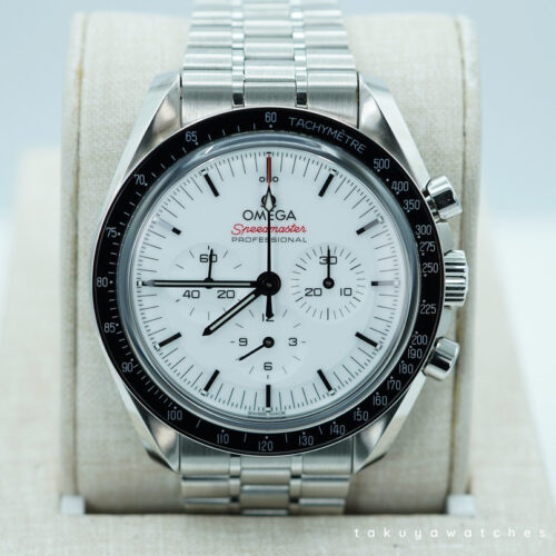 Omega SPEEDMASTER MOONWATCH 3861 WHITE DIAL 2024 EXTRA STRAP FULL SET