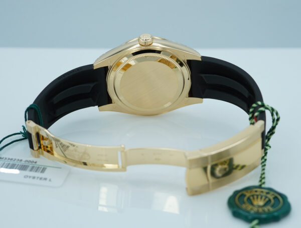 BRAND NEW Rolex 336238 SKY-DWELLER YELLOW GOLD GREEN DIAL OYSTERFLEX NEW MODEL 2025 - Image 8