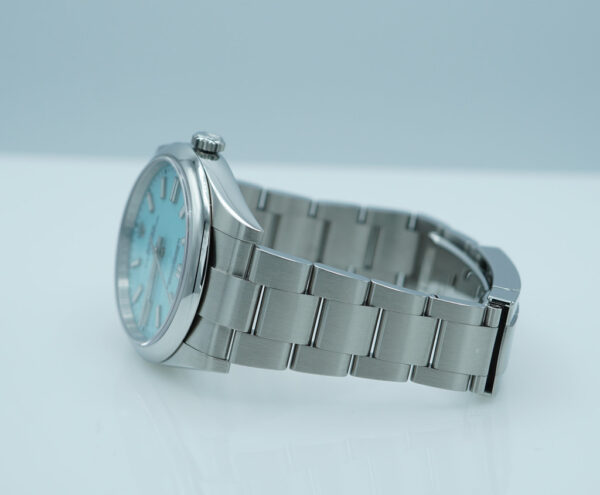 Rolex 124300 OYSTER PERPETUAL 41 TURQUOISE BLUE DIAL 2020 FULL SET - Image 5