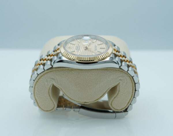 Rolex 126233 DATEJUST 36 18K GOLD STEEL GOLDEN MOTIF DIAL JUBILEE 2023 FULL SET - Image 4